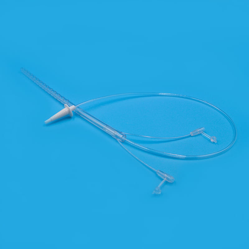 Tubo de drenaje torácico y abdominal.